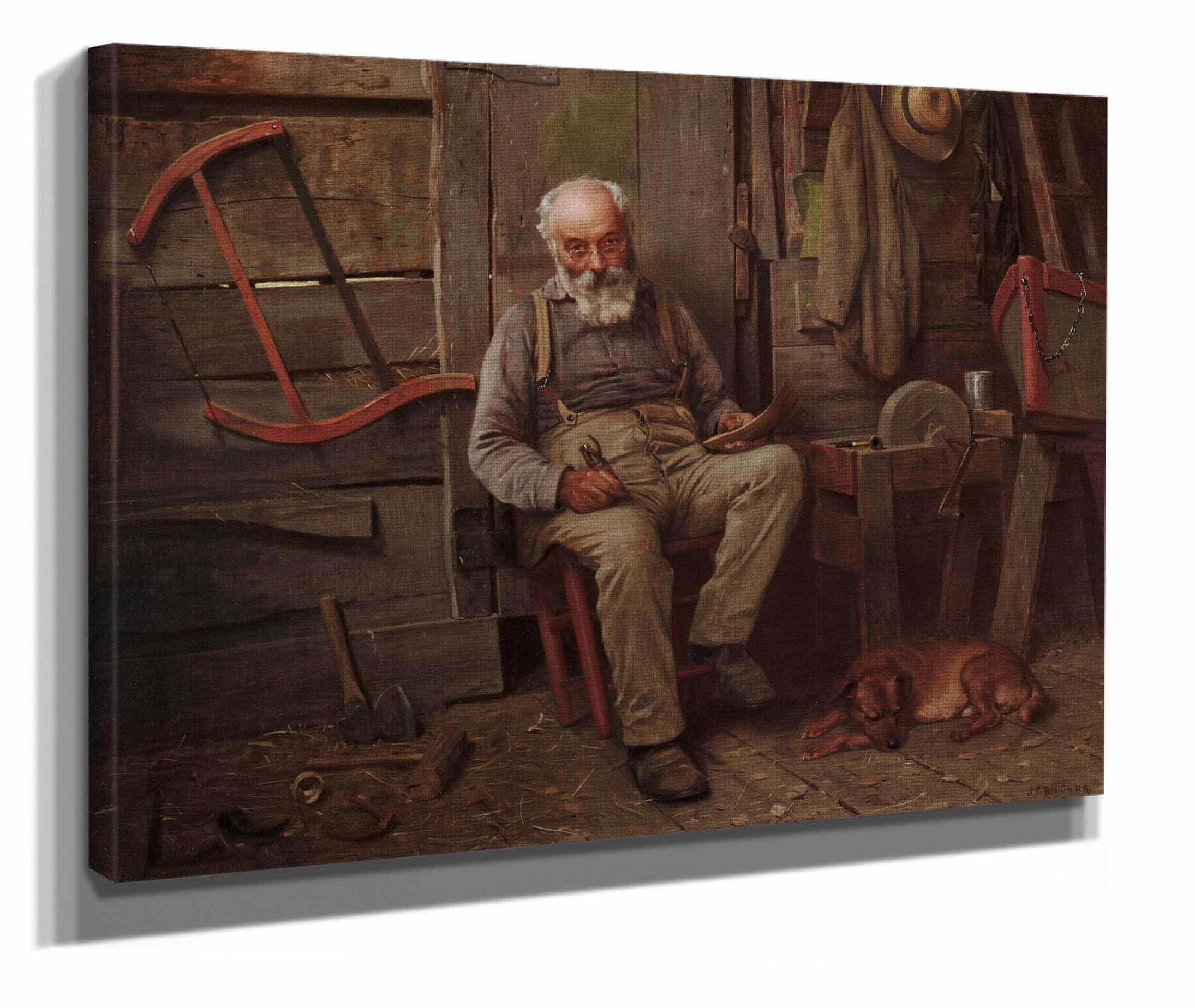 Boat Builder by John George Brown - Image 2