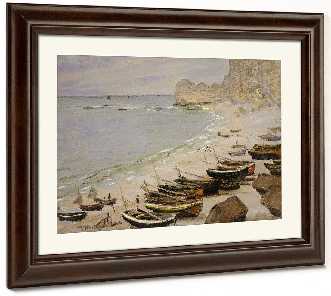 Boat On The Beach At Etretat By Claude Monet - Image 5