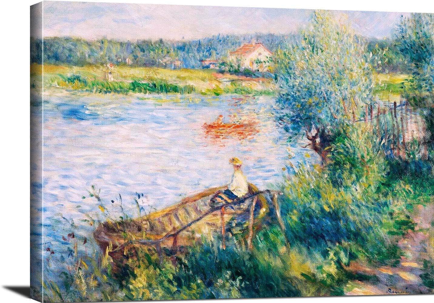 Boating In Bougival Painting Auguste Renoir Canvas Art - Image 3