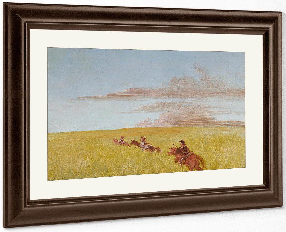 Bogard, Batiste, And I, Traveling Through A Missouri Bottom By George Catlin - Image 3