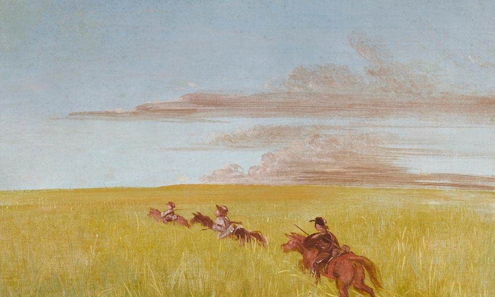 Bogard, Batiste, And I, Traveling Through A Missouri Bottom By George Catlin - Image 5