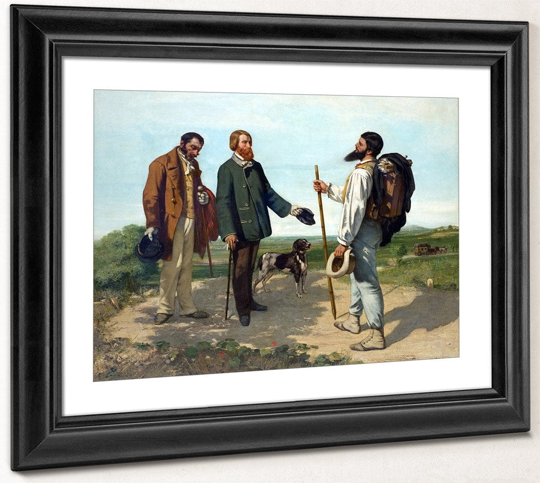 Bonjour Monsieur Courbet 1854 By Gustave Courbet - Image 4