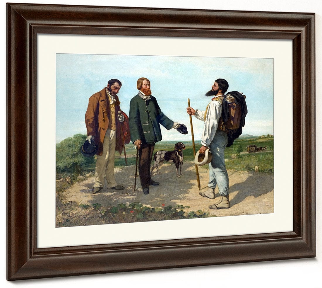 Bonjour Monsieur Courbet 1854 By Gustave Courbet - Image 5