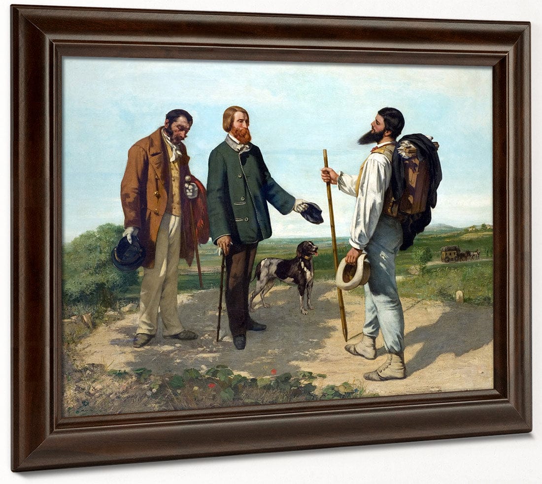 Bonjour Monsieur Courbet 1854 By Gustave Courbet - Image 6