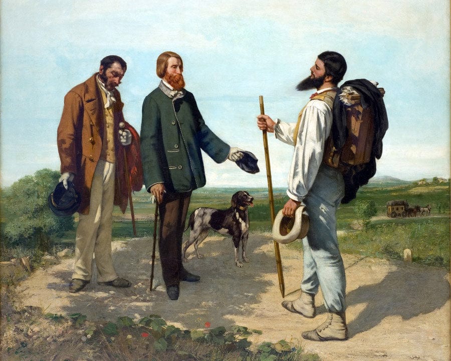 Bonjour Monsieur Courbet 1854 By Gustave Courbet - Image 7
