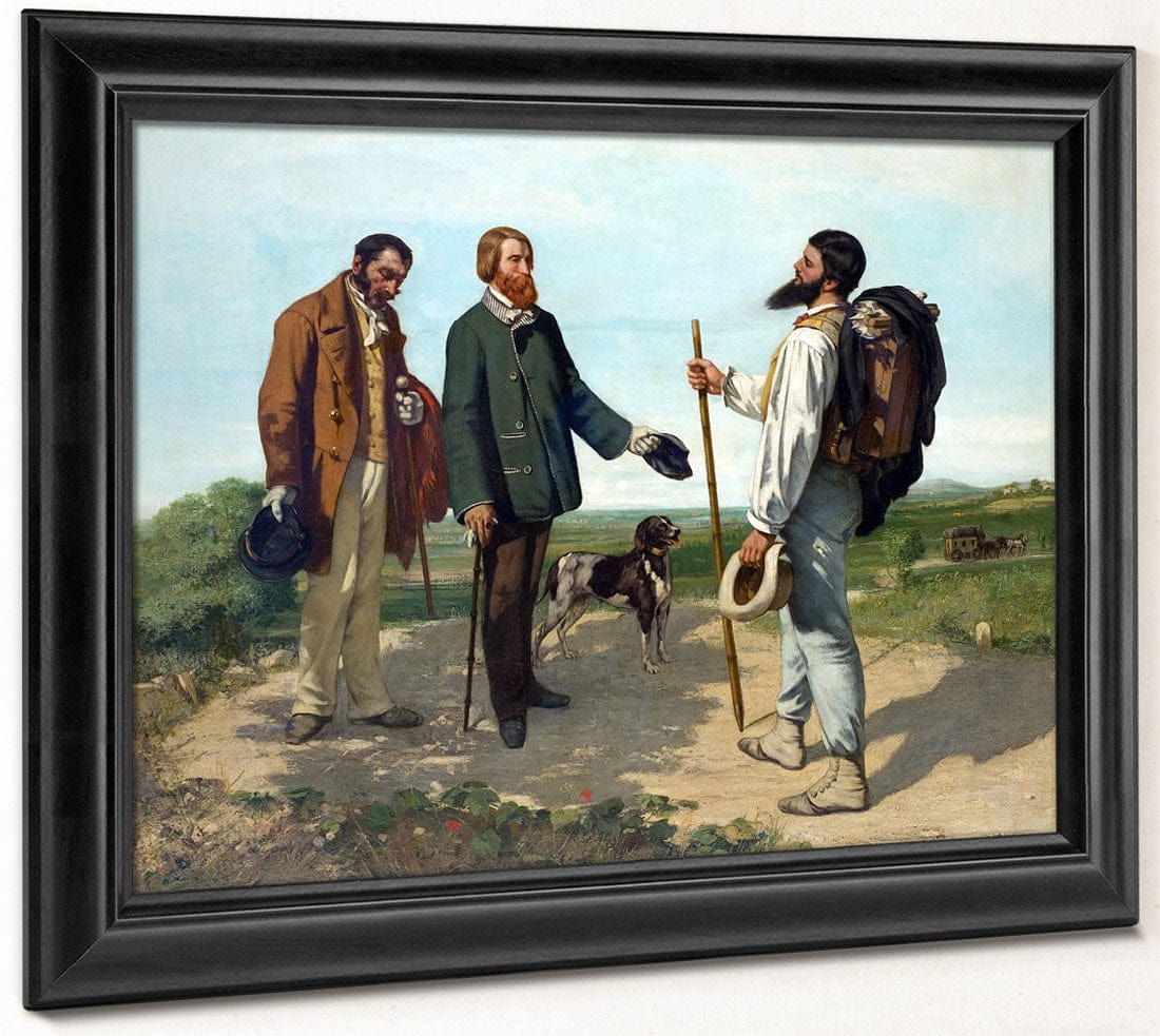 Bonjour Monsieur Courbet 1854 By Gustave Courbet - Image 8