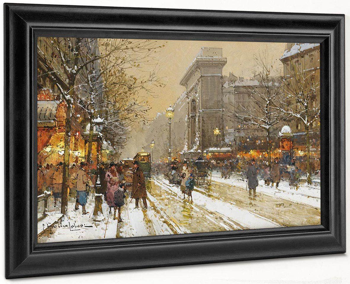 Bonne Nouvelle Boulevard In Paris Near St Martins Door By Eugene Galien Laloue - Image 6