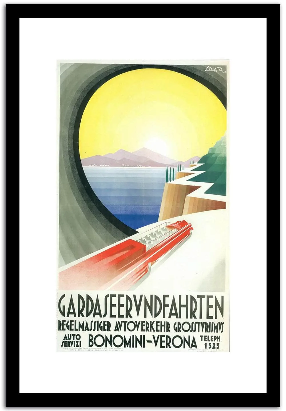 Bonomini Vedona Vintage Poster