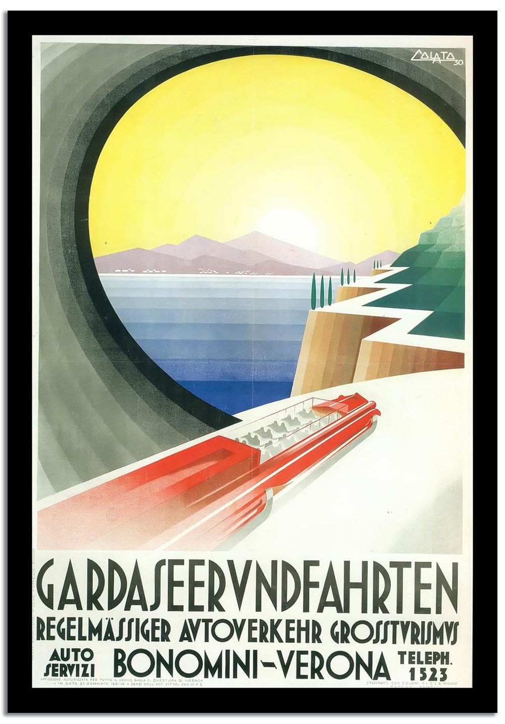 Bonomini Vedona Vintage Poster - Image 2