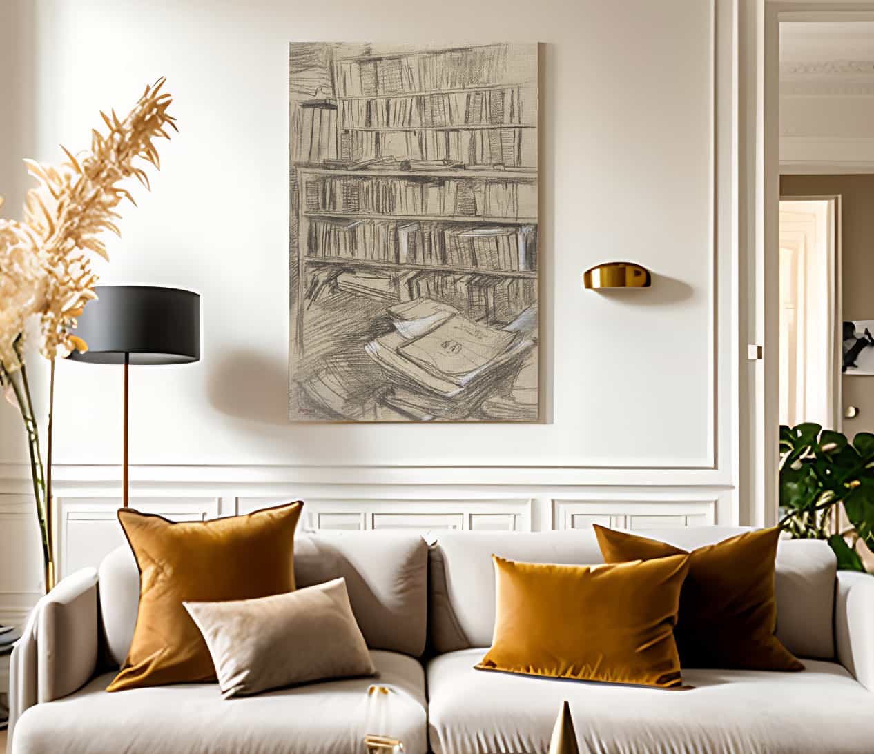 Bookshelves By Edgar Degas - Image 2