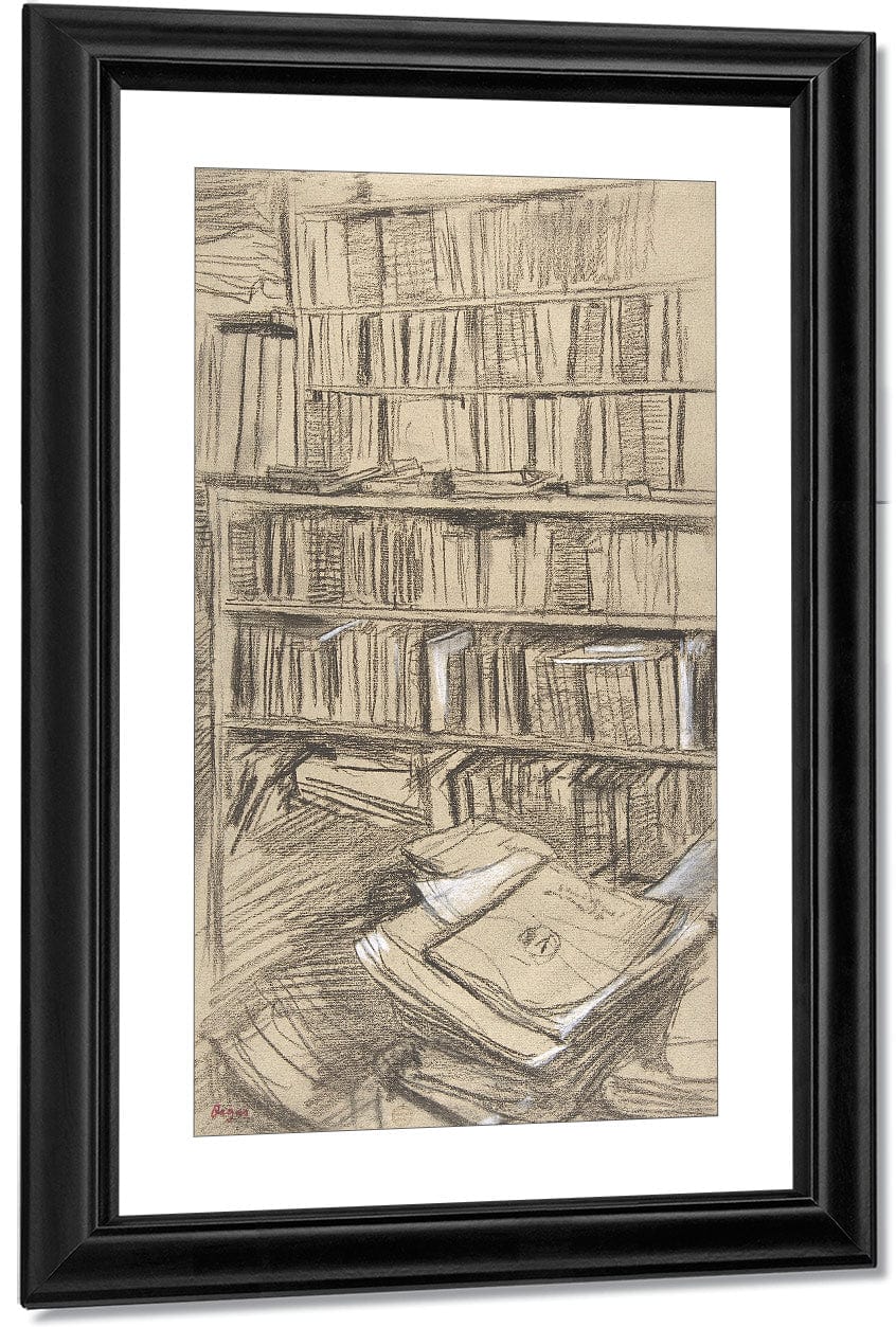 Bookshelves By Edgar Degas - Image 3