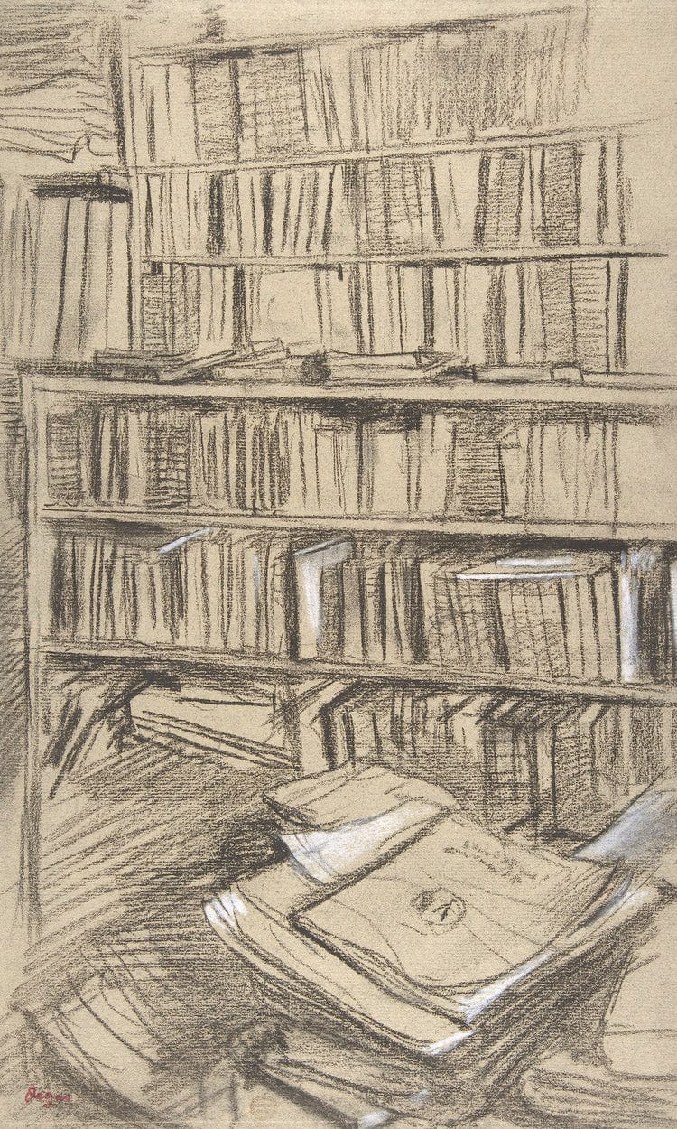 Bookshelves By Edgar Degas - Image 6