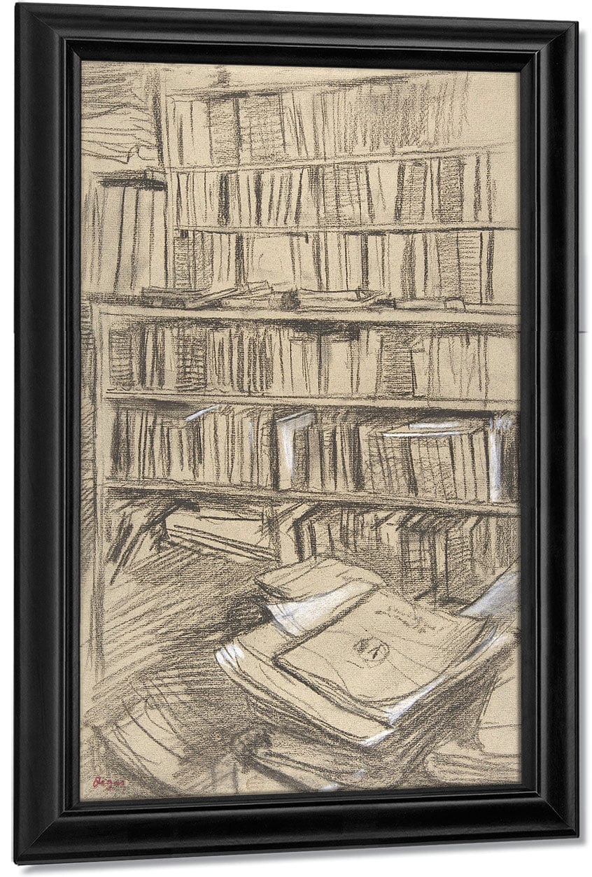 Bookshelves By Edgar Degas - Image 7