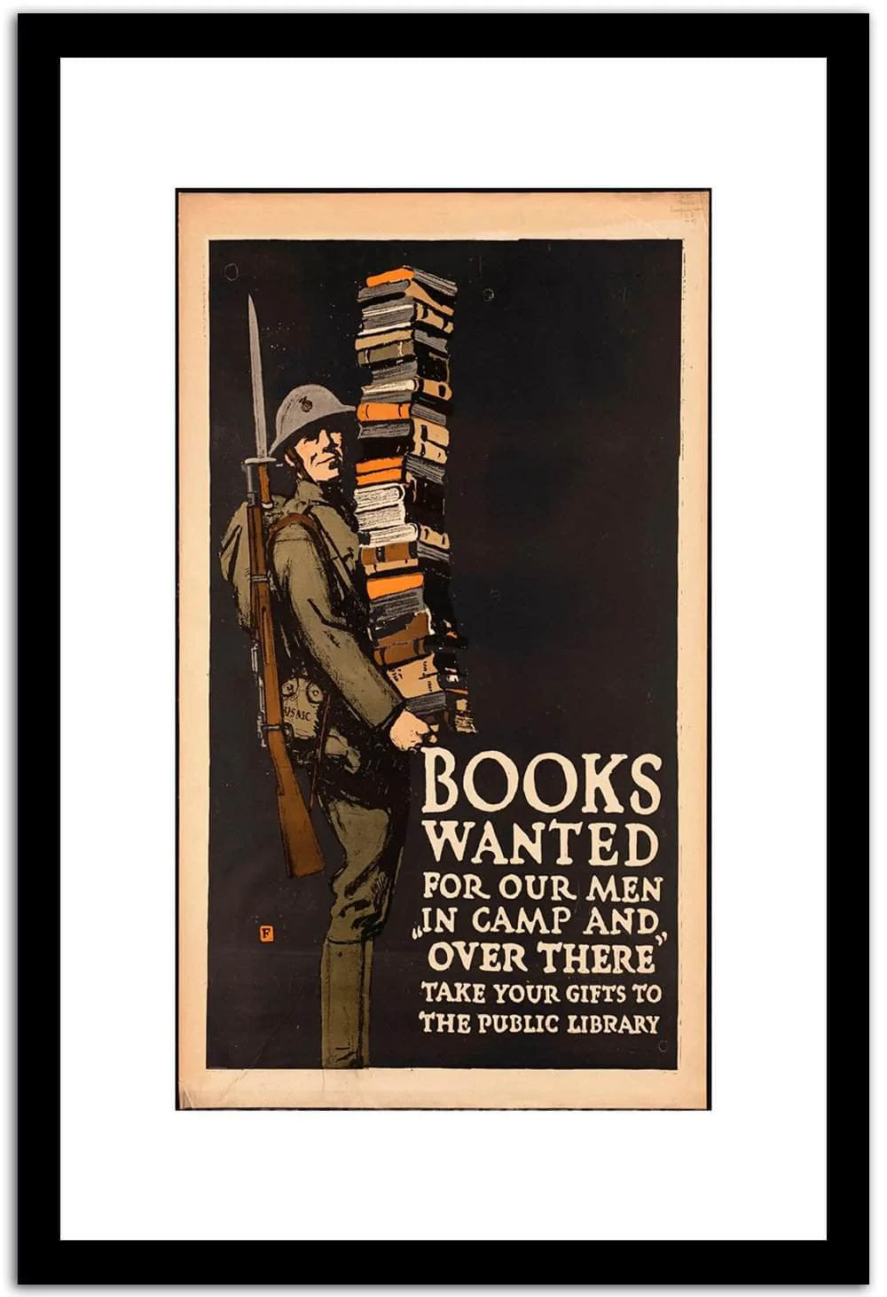 Books Wanted Vintage Poster