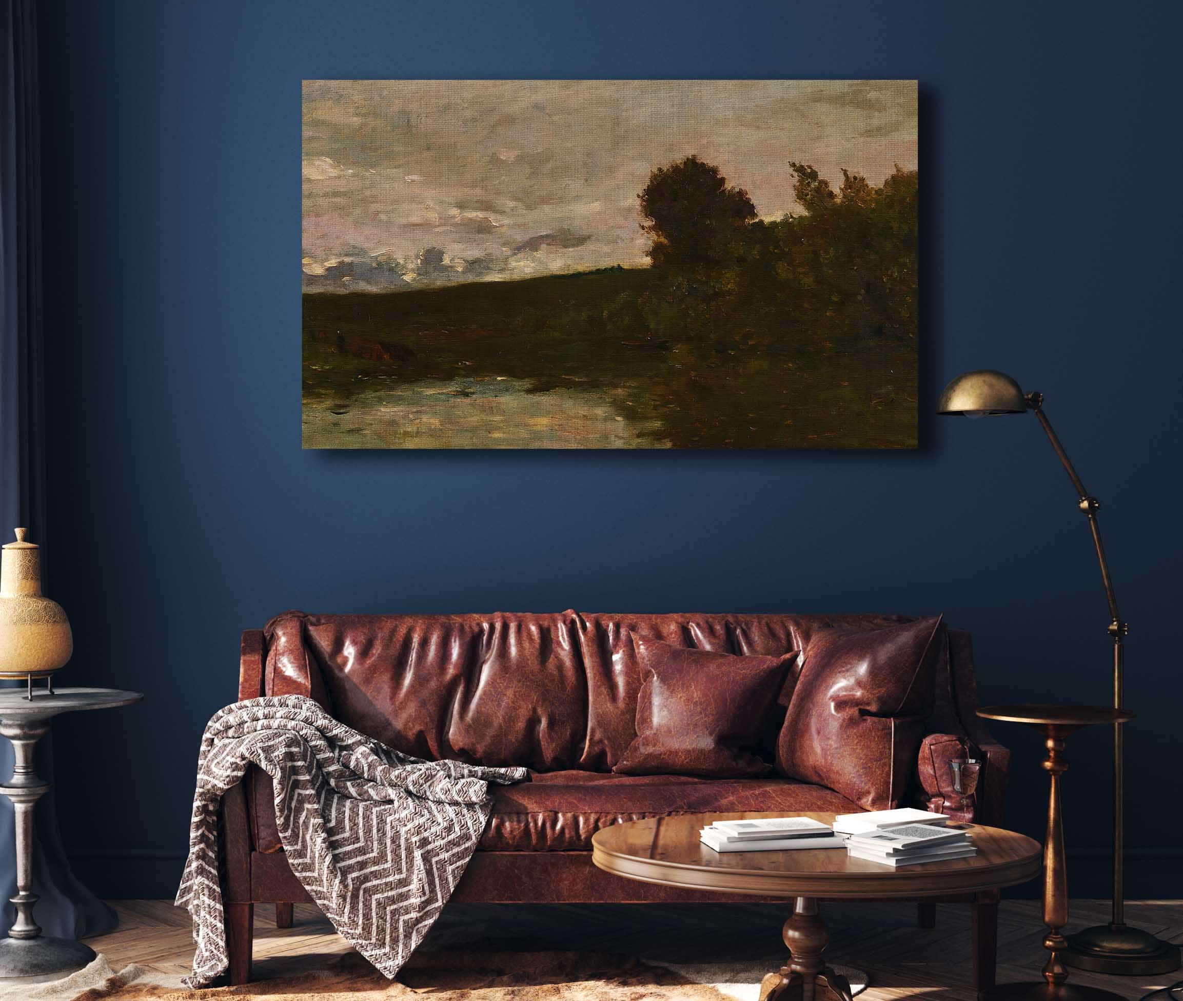 Bord De Riviere by Charles Francois Daubigny - Image 4