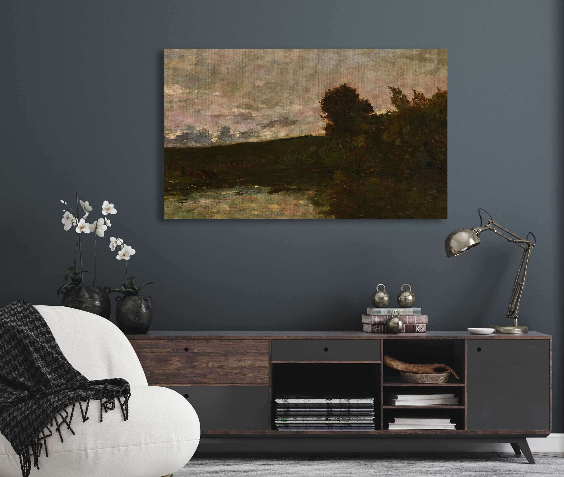 Bord De Riviere by Charles Francois Daubigny - Image 5