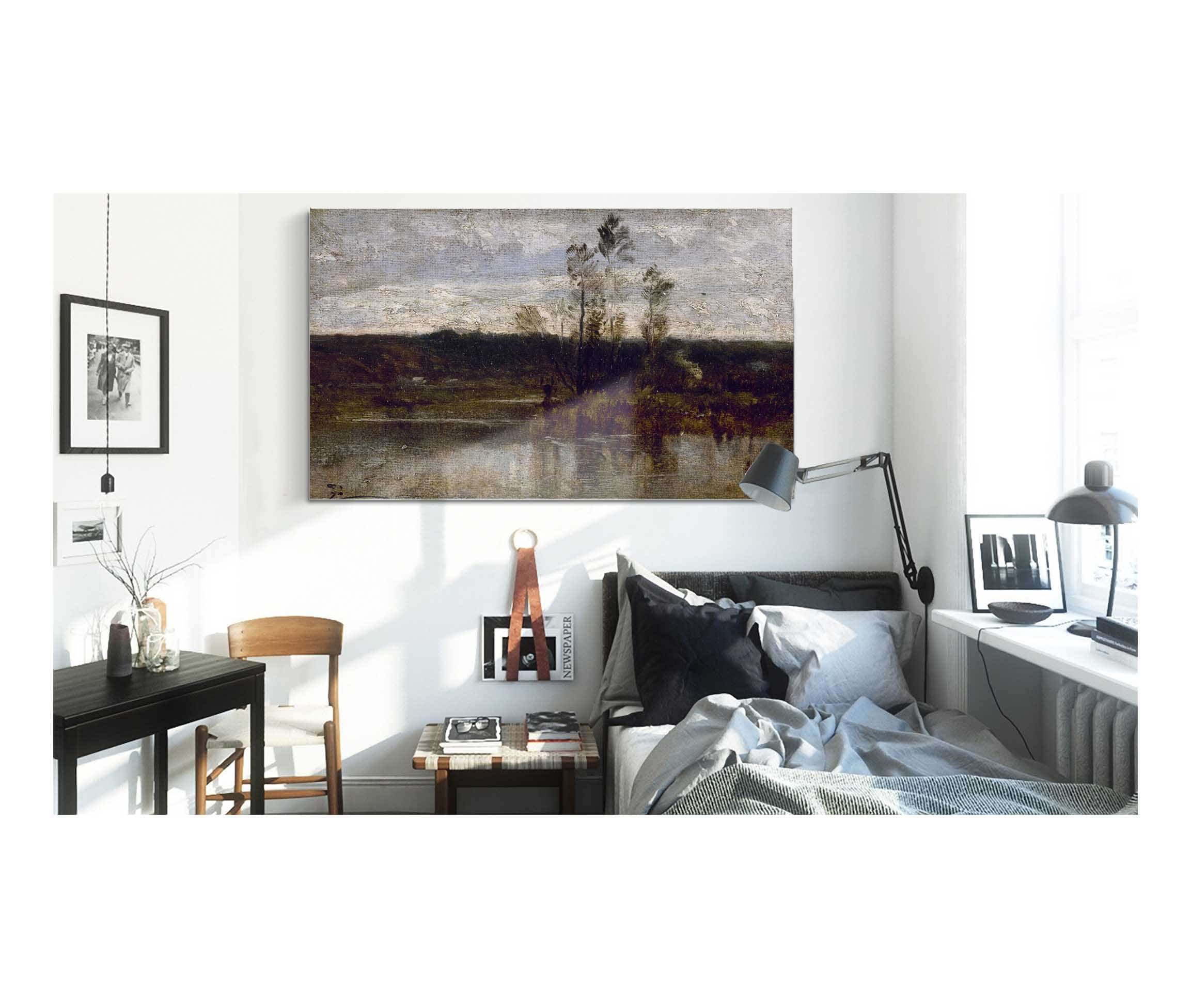 Bord De Riviere by Felix Ziem - Image 3