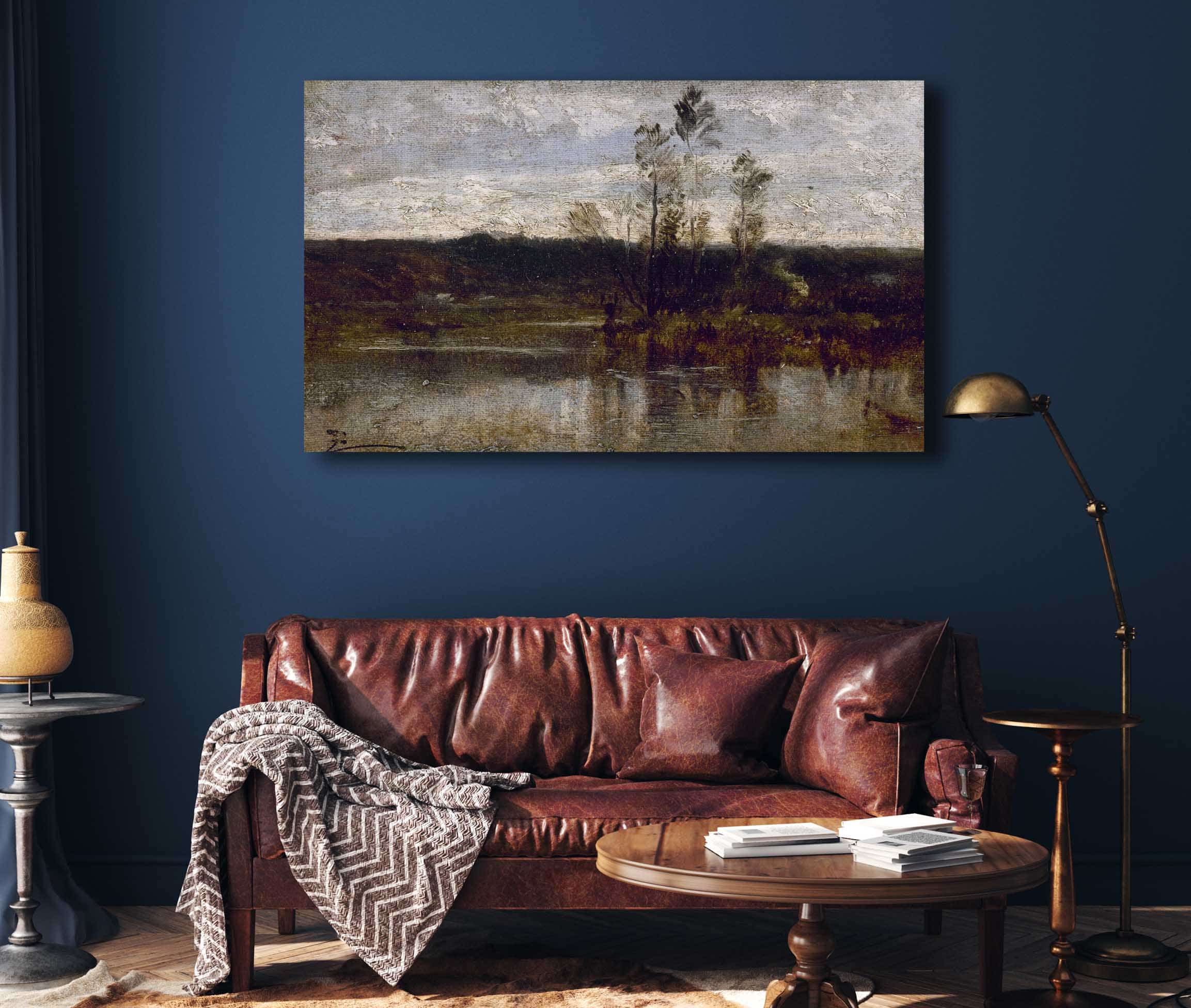 Bord De Riviere by Felix Ziem - Image 4