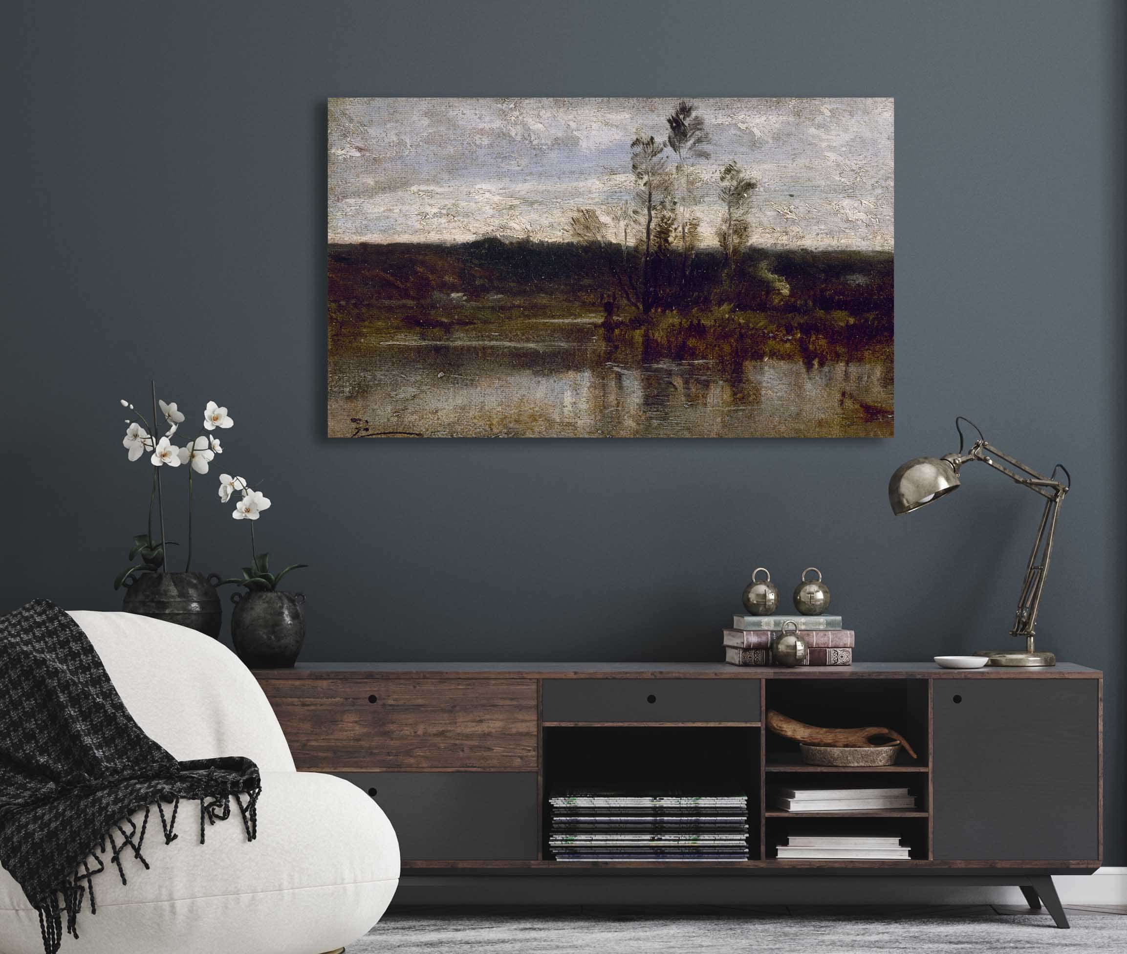 Bord De Riviere by Felix Ziem - Image 5