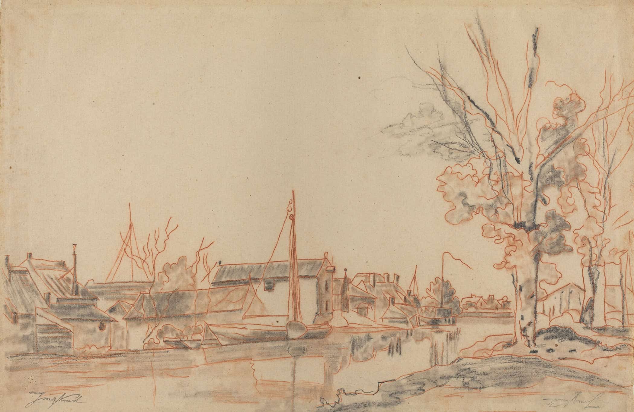 Bords De Canal by Johan Barthold Jongkind - Image 2