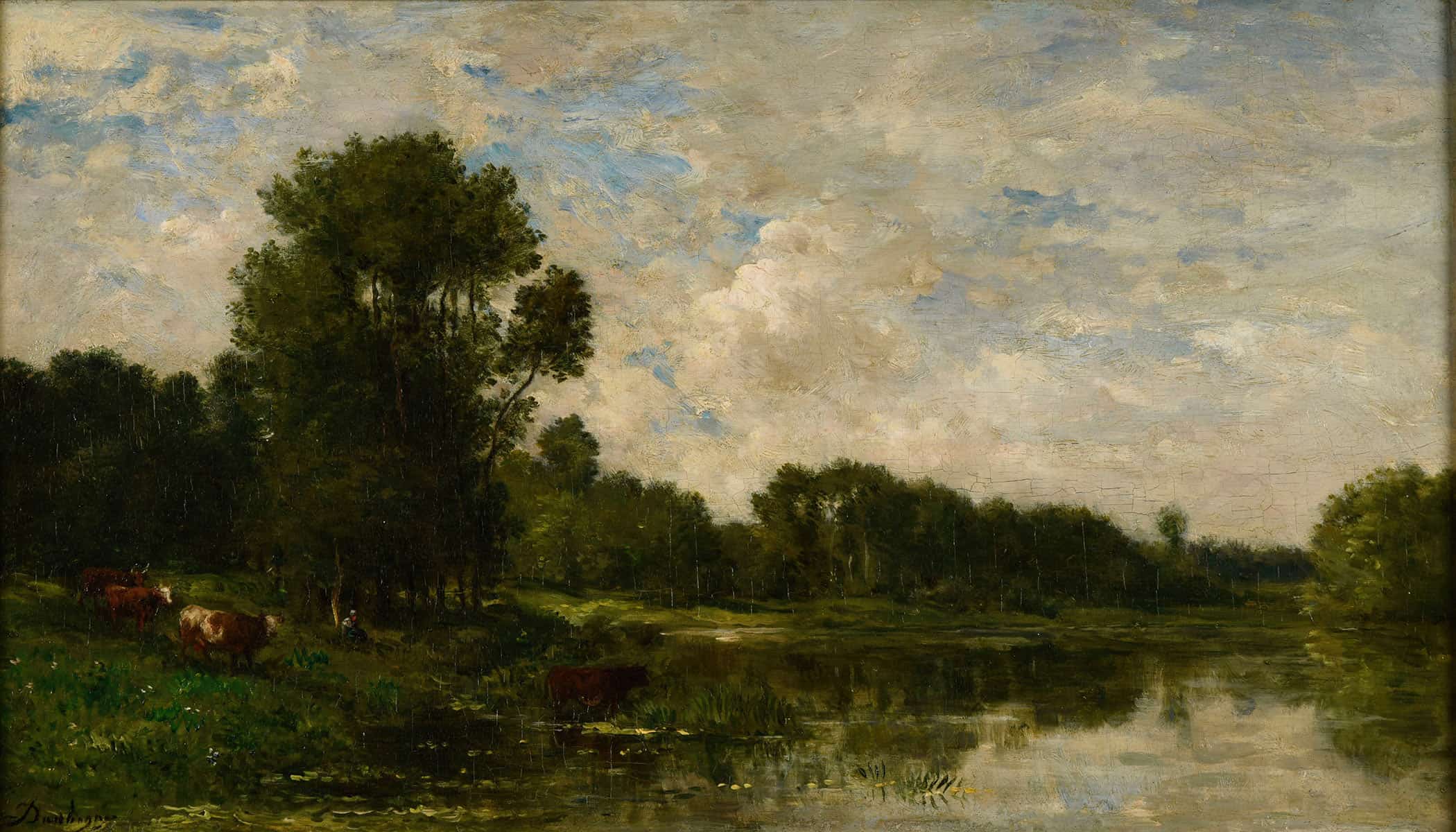 Bords De Loise by Charles Francois Daubigny - Image 3