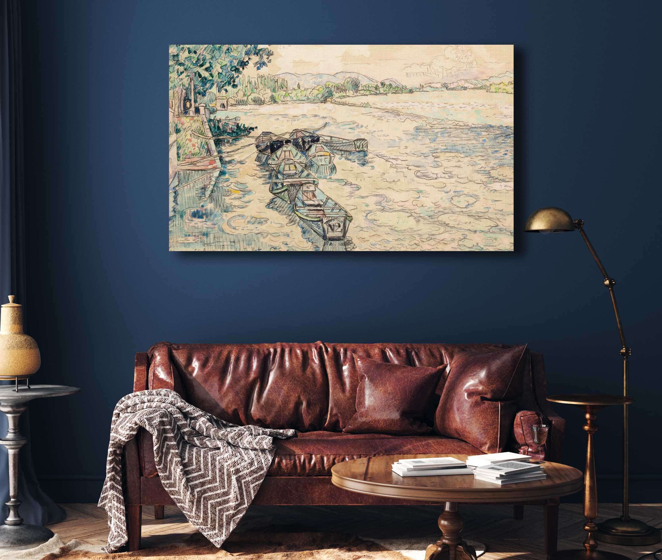 Bourg Saint Andeol by Paul Signac - Image 8