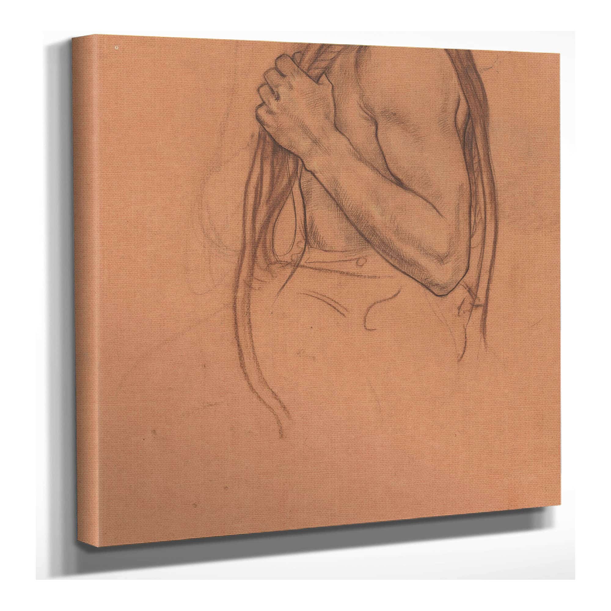 Bovenlichaam Van Een Man Met Touw Over Zijn Schouder by Richard Nicolaus Roland Holst