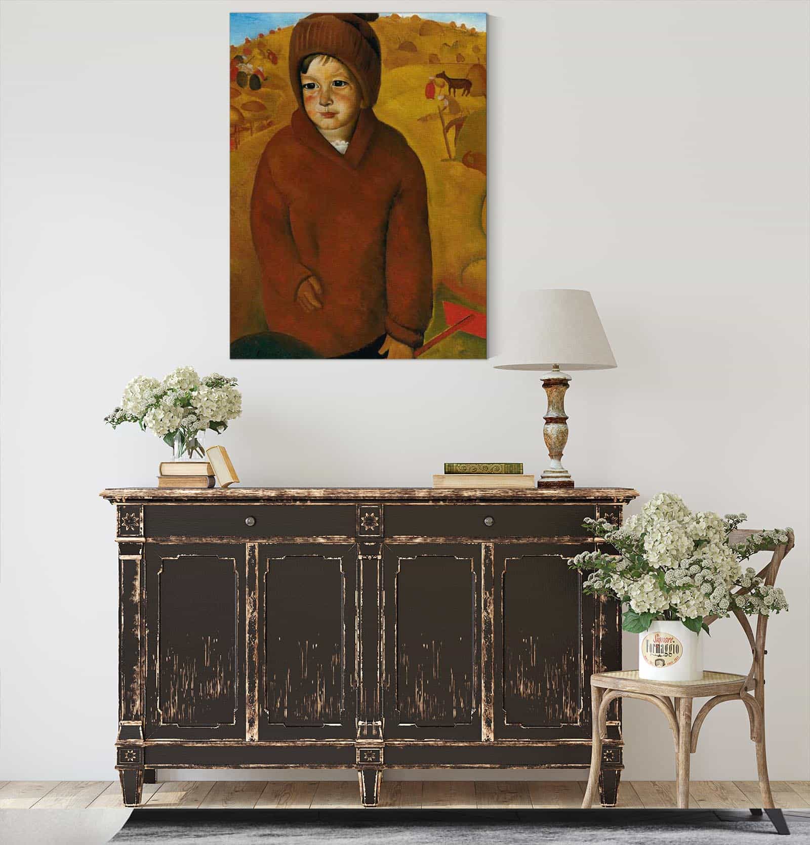 Boy At Harvest Time by Boris Grigoriev - Image 4