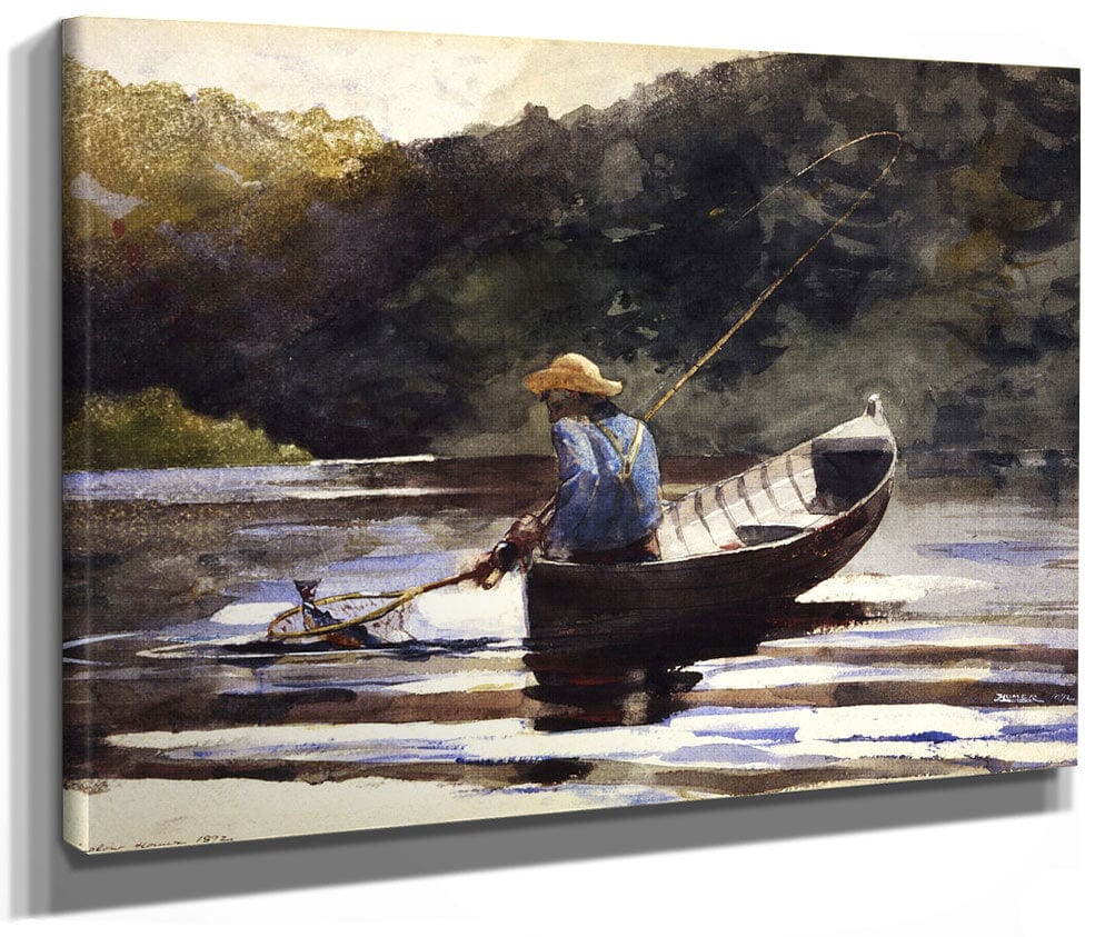 Boy Fishing By Winslow Homer