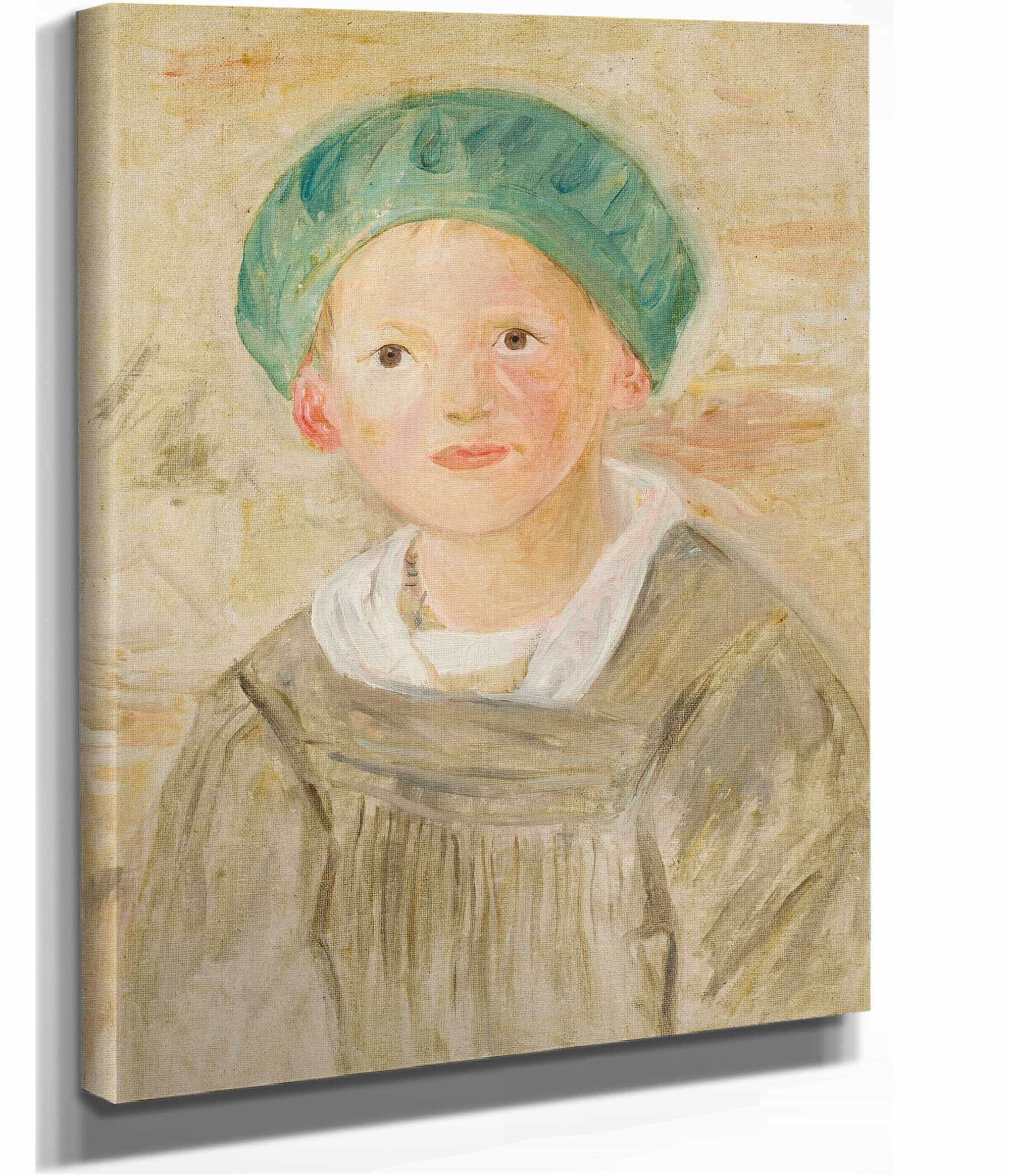 Boy In A Green Cap by Tadeusz Makowski - Image 2