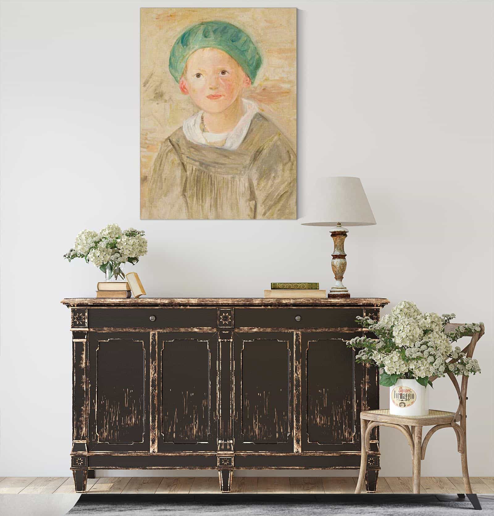 Boy In A Green Cap by Tadeusz Makowski - Image 4