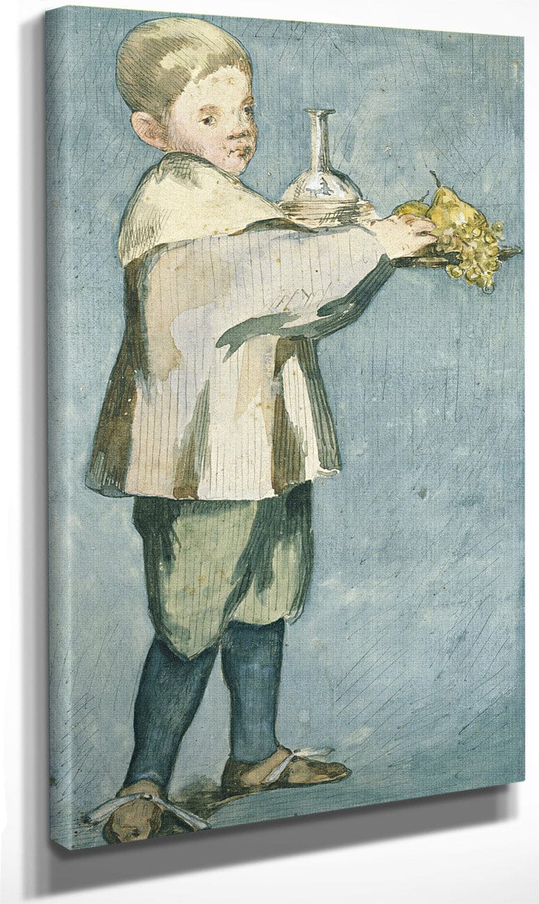 Boy With Fruit By Edouard Manet