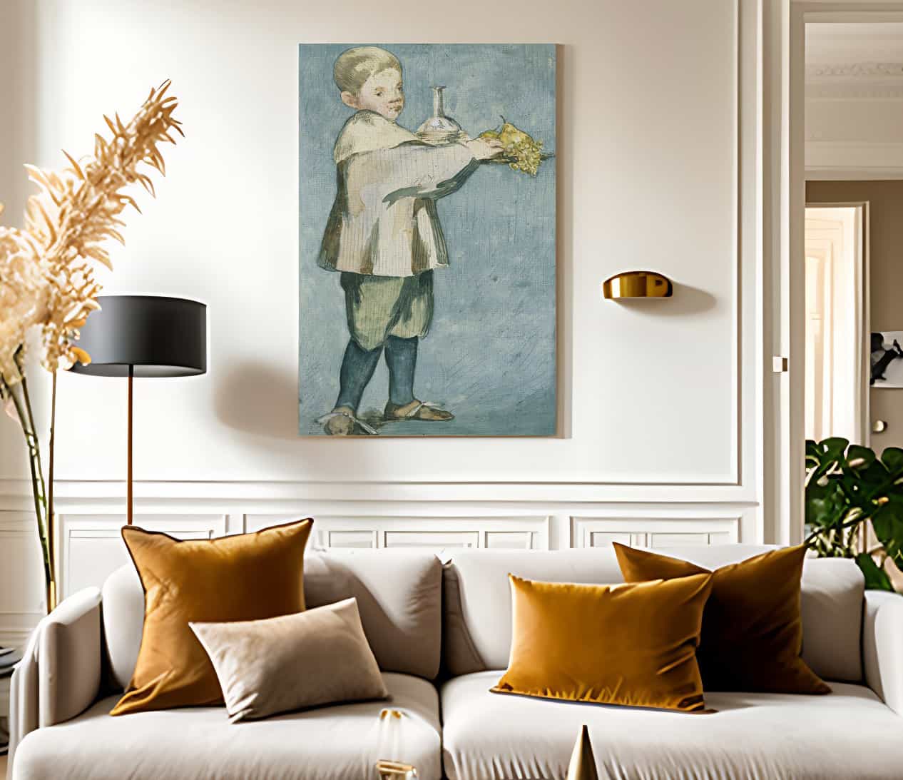 Boy With Fruit By Edouard Manet - Image 2