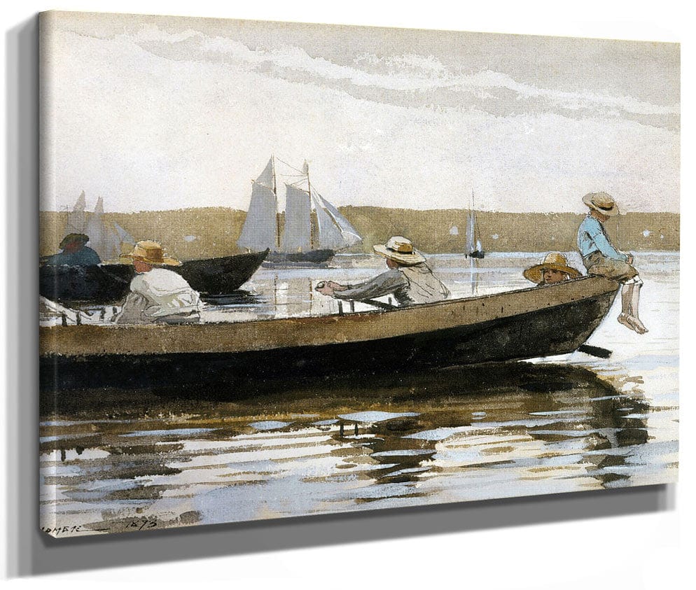 Boys In A Dory By Winslow Homer