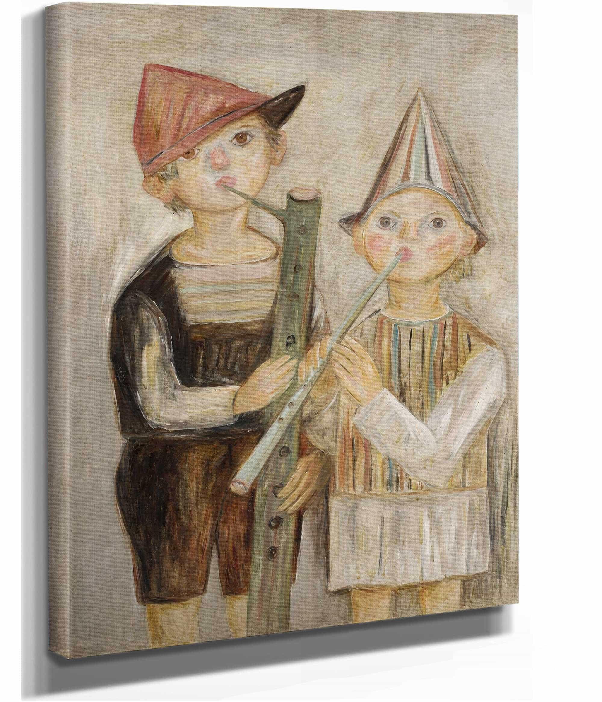 Boys With Rural Pipes by Tadeusz Makowski - Image 2