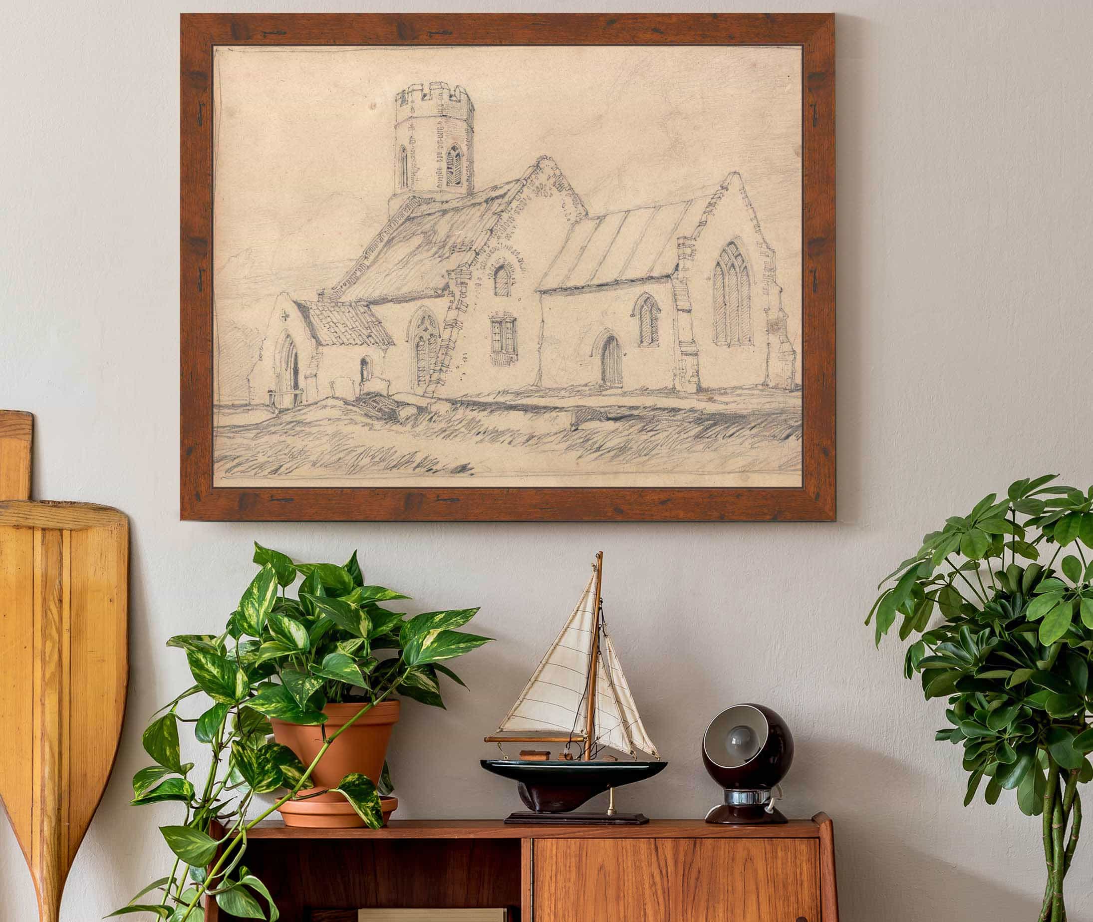 Brampton Church Norfolk From The South East by John Sell Cotman - Image 3