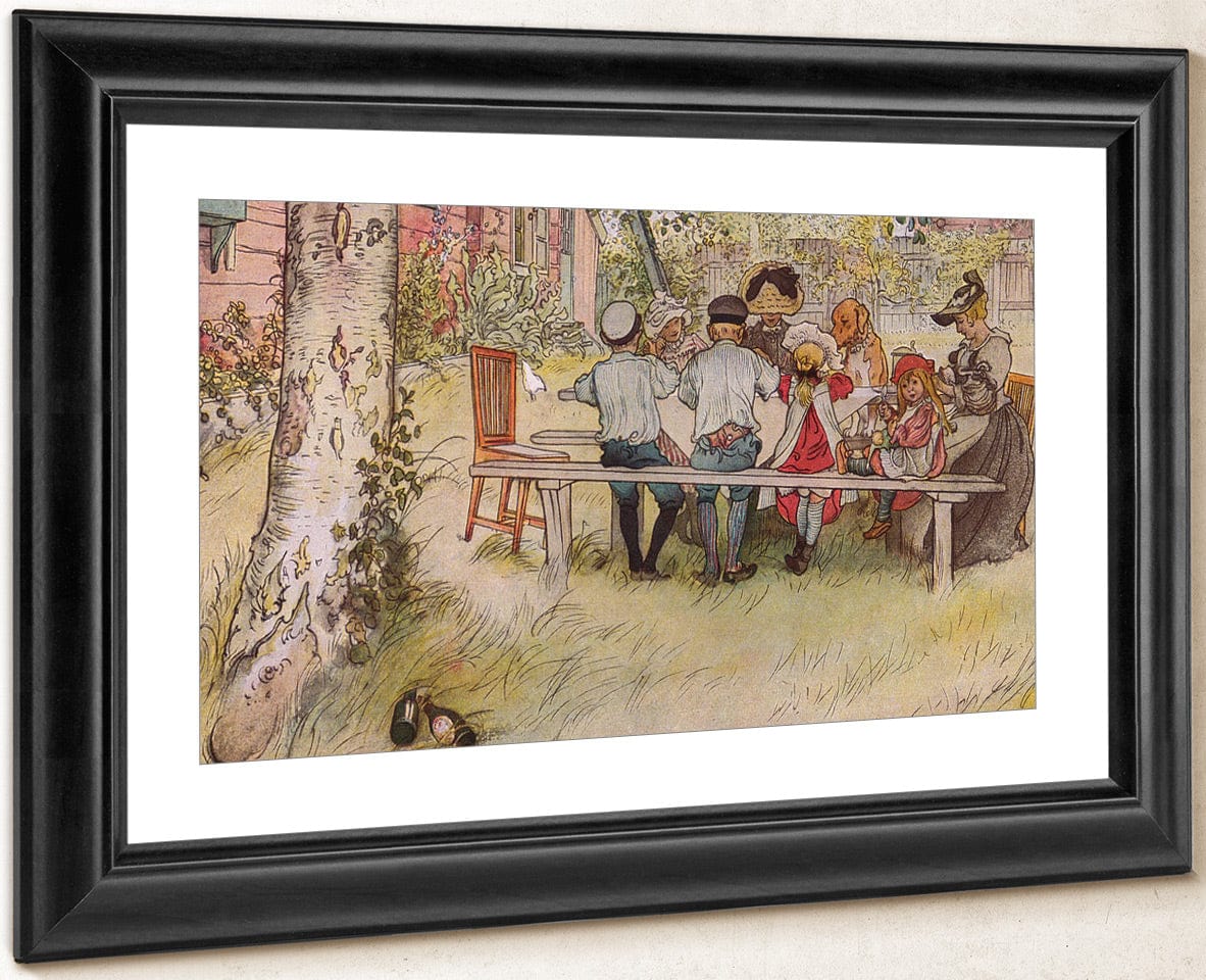Breakfast Under The Big Birch By Carl Larsson - Image 4