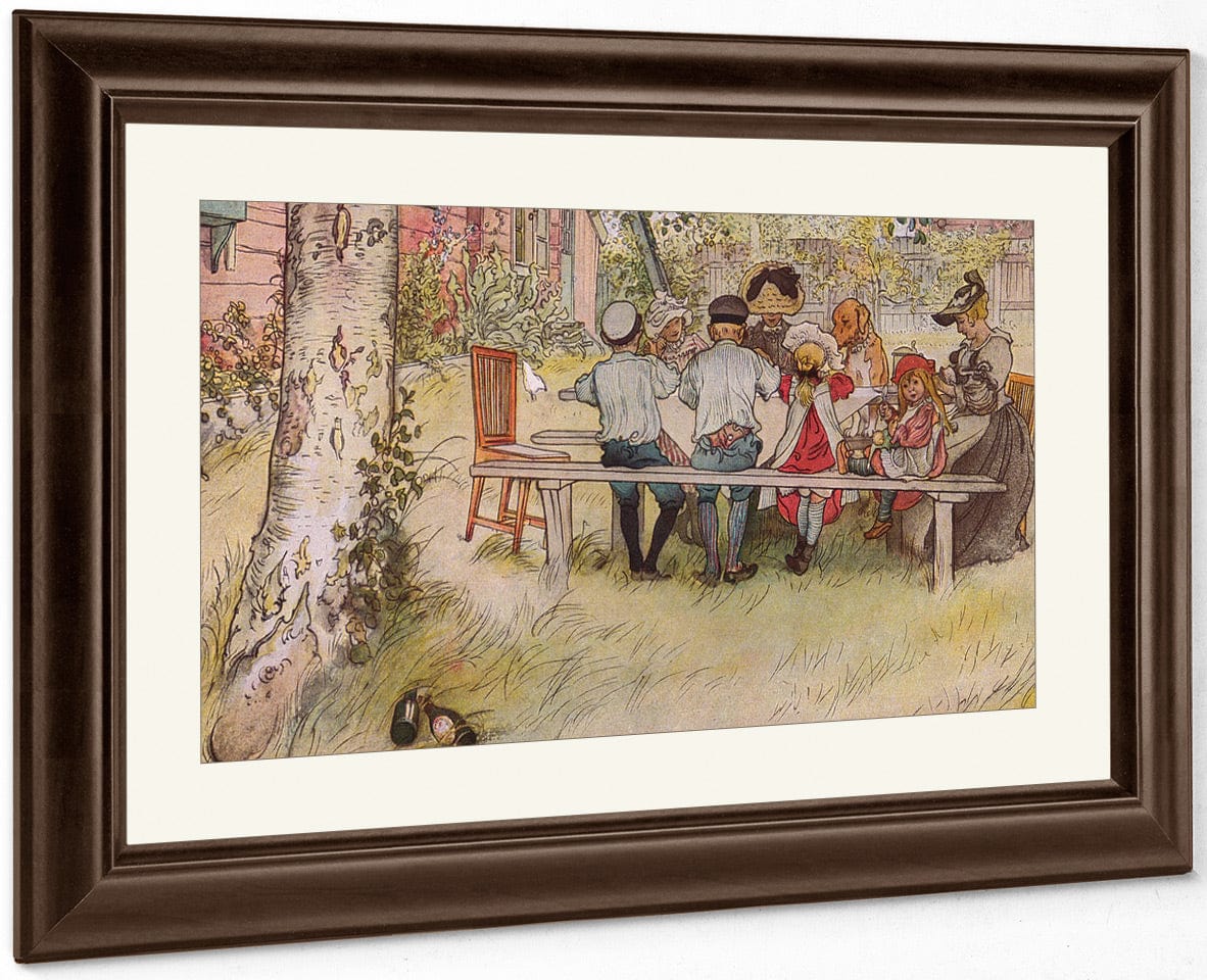 Breakfast Under The Big Birch By Carl Larsson - Image 5