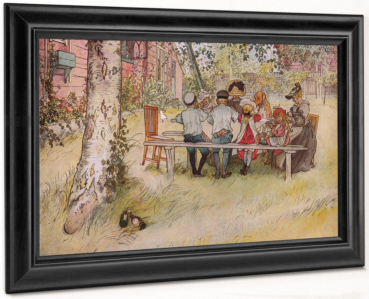 Breakfast Under The Big Birch By Carl Larsson - Image 8