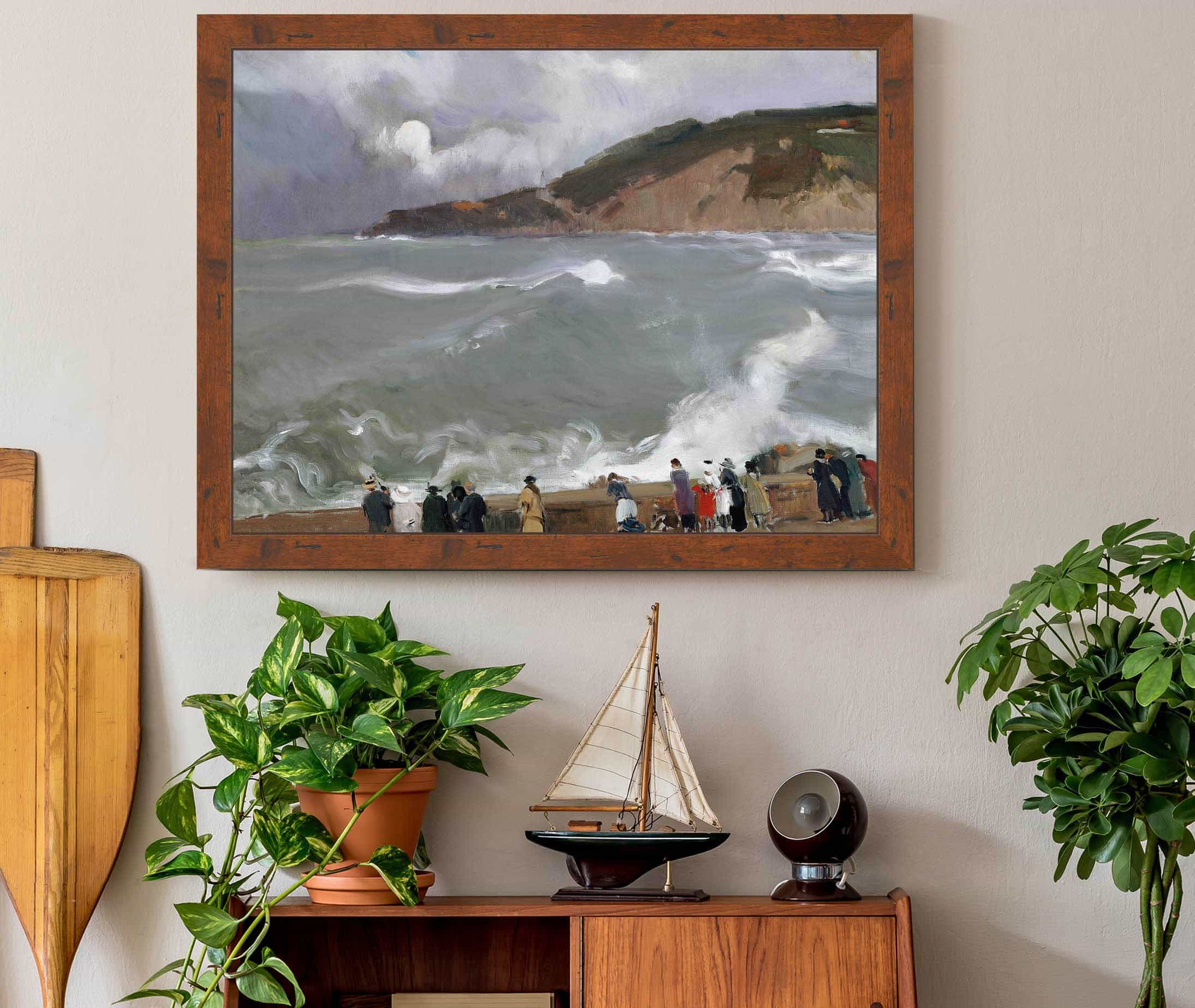 Breakwater San Sebastian by Joaquin Sorolla - Image 3