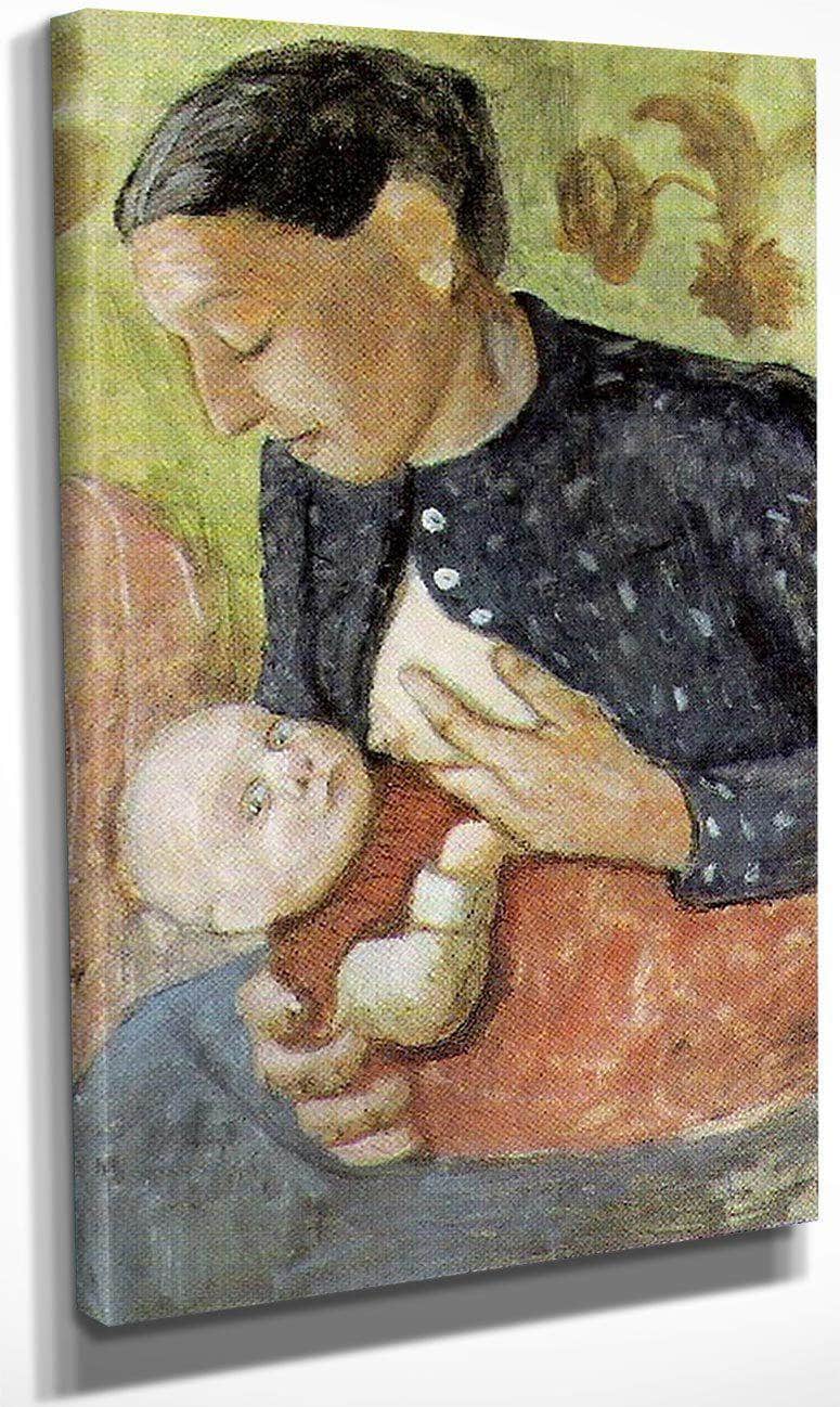 Breast Feeding Mother By Paula Modersohn Becker