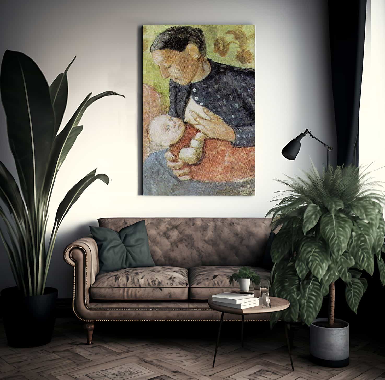 Breast Feeding Mother By Paula Modersohn Becker - Image 2