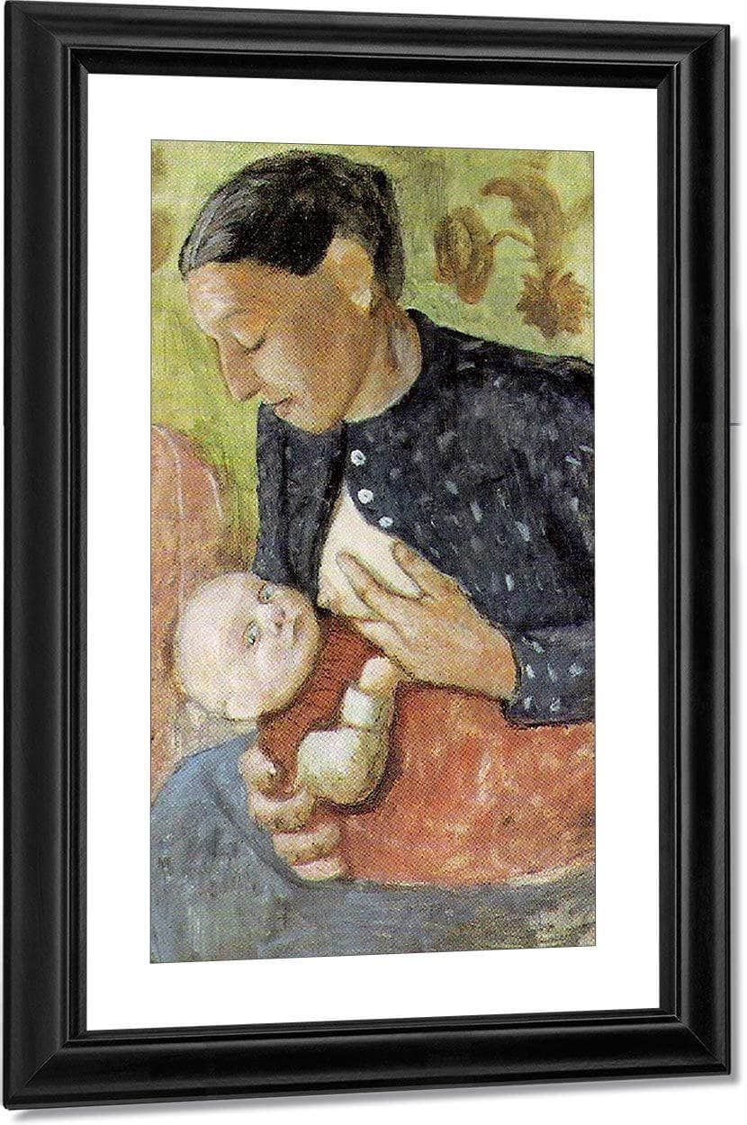 Breast Feeding Mother By Paula Modersohn Becker - Image 3
