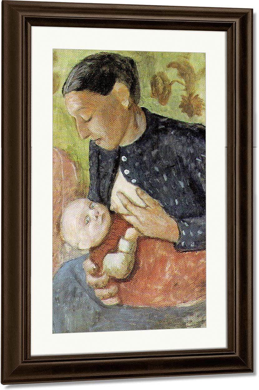 Breast Feeding Mother By Paula Modersohn Becker - Image 4