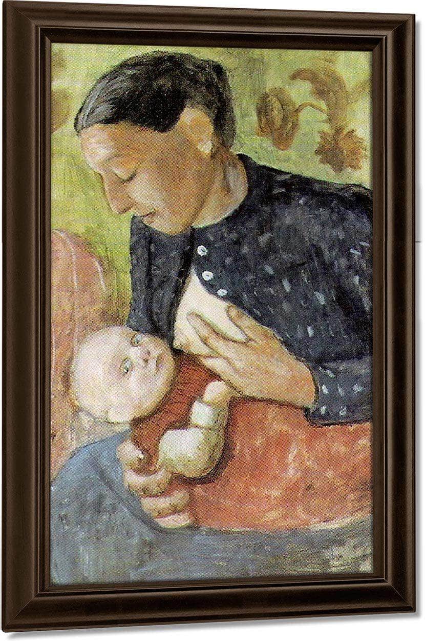 Breast Feeding Mother By Paula Modersohn Becker - Image 5