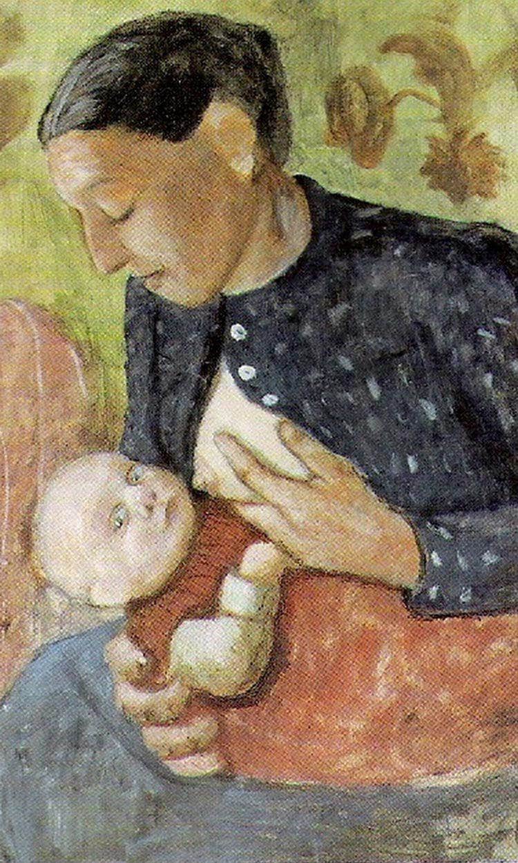 Breast Feeding Mother By Paula Modersohn Becker - Image 6