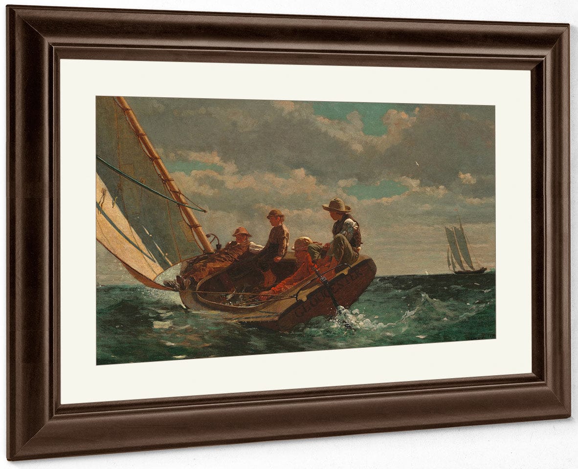 Breezing Up A Fair Wind 1876 By Winslow Homer - Image 5