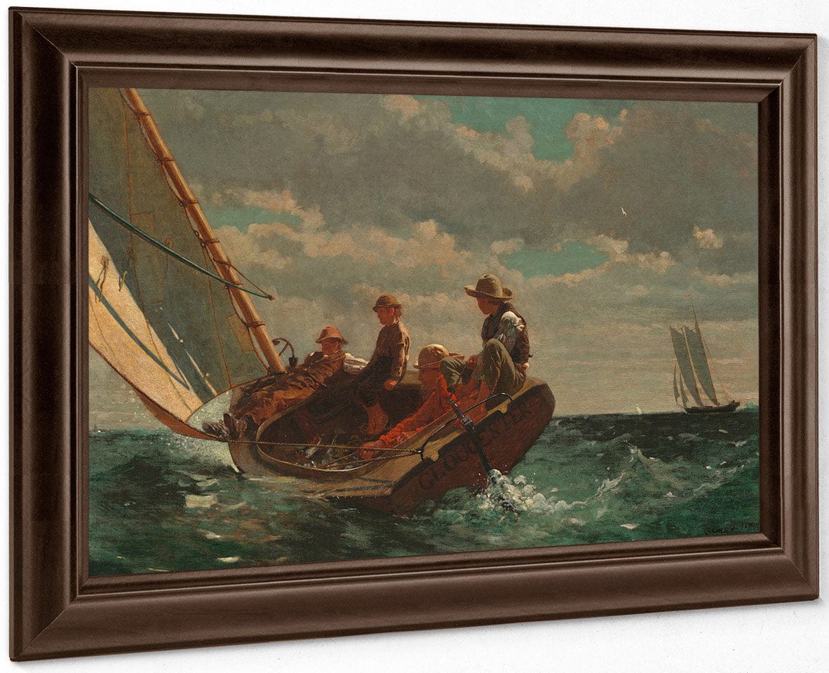 Breezing Up A Fair Wind 1876 By Winslow Homer - Image 6