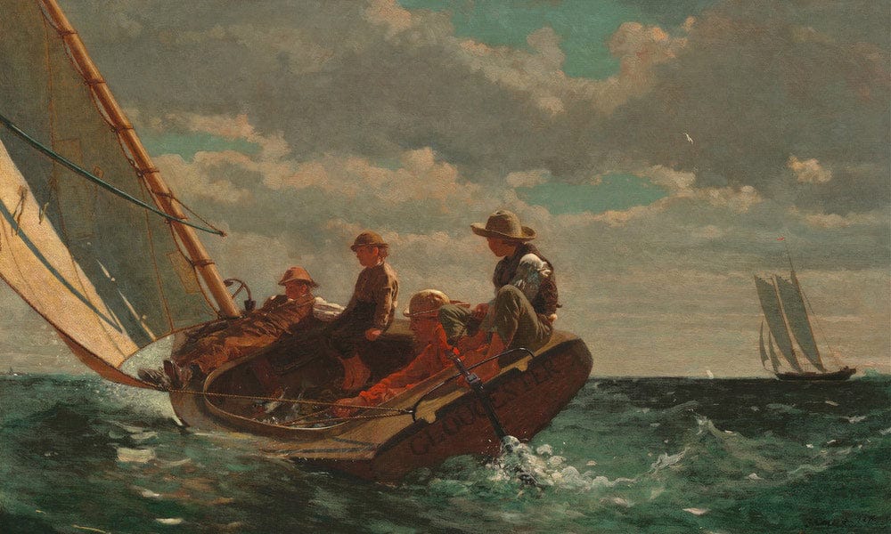 Breezing Up A Fair Wind 1876 By Winslow Homer - Image 7