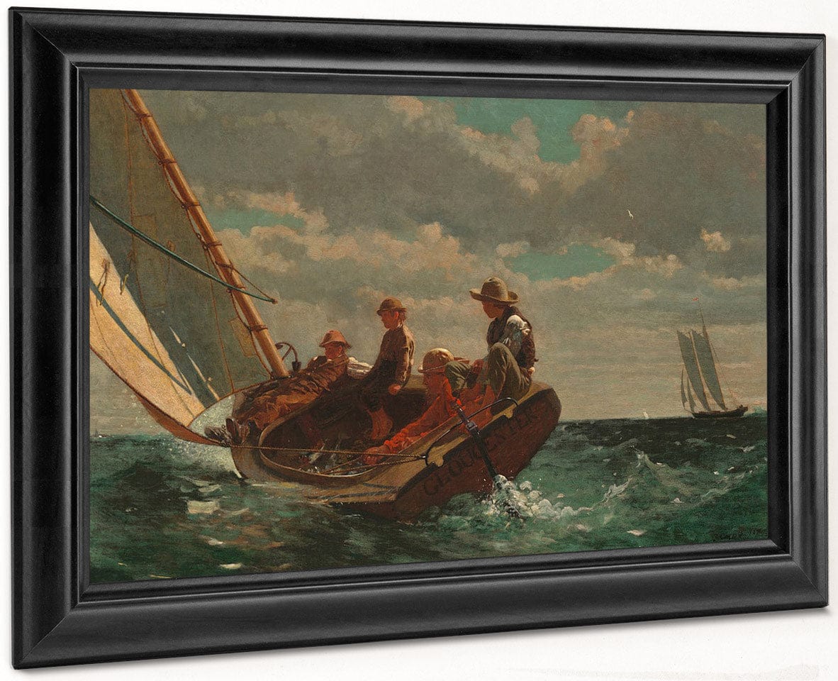 Breezing Up A Fair Wind 1876 By Winslow Homer - Image 8